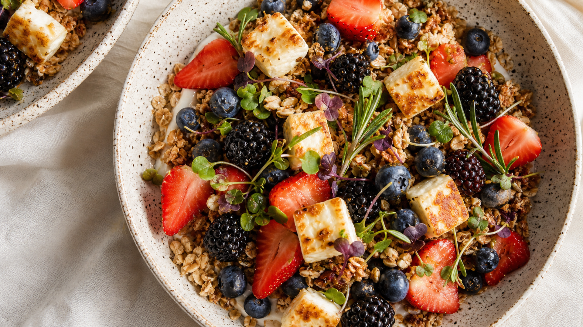 Dish hero โ fresh fruit and grain bowl